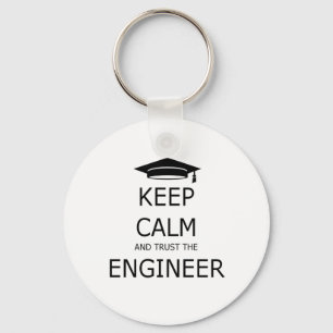 Llavero Keep calm and trust the engineer