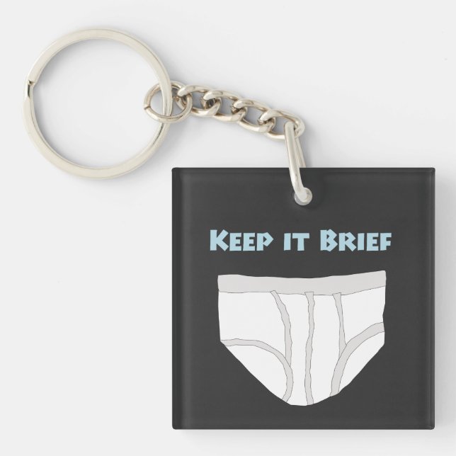 Llavero Keep it Brief (Frente)