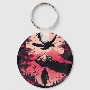 Llavero Keep Your Keys Safe with Samurai Keychain