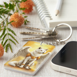 Llavero Keeper of the Dawn – The White Winged Wolf. 