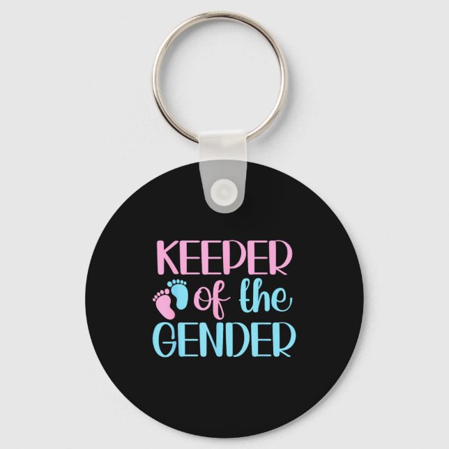 Llavero Keeper Of The Gender Pregnancy Announcement Gender (Anverso)