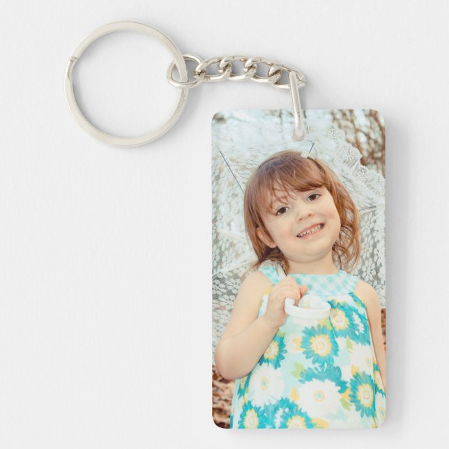 Llavero Keepsake de foto infantil (Frente)
