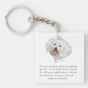 Llavero Keepsake, perro macho