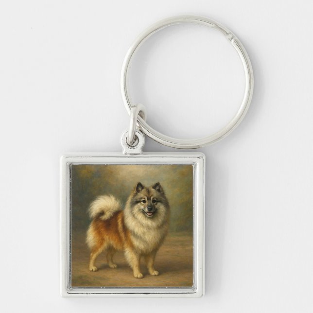 Llavero Keeshond (Frente)