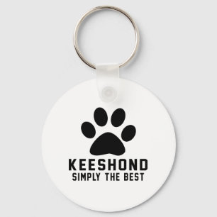 Llavero Keeshond simplemente el mejor