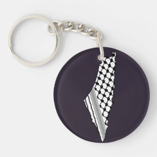 Llavero Keffiyeh palestino, mapa libre de Palestina Kufiya