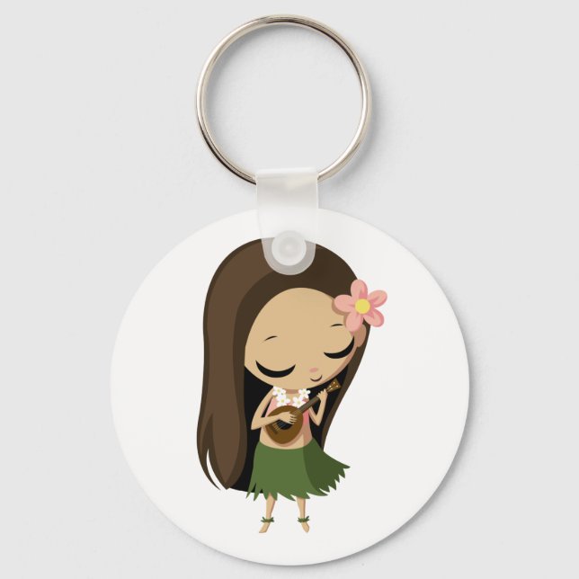 Llavero Keilana la Chica Hula (Anverso)