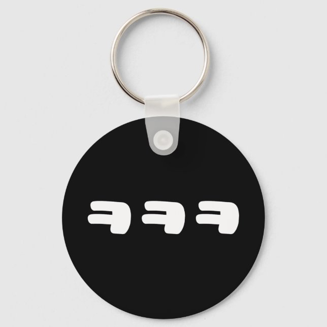 Llavero KEKEKEKEKE ㅋ ㅋ jerga coreana ㅋ (Anverso)