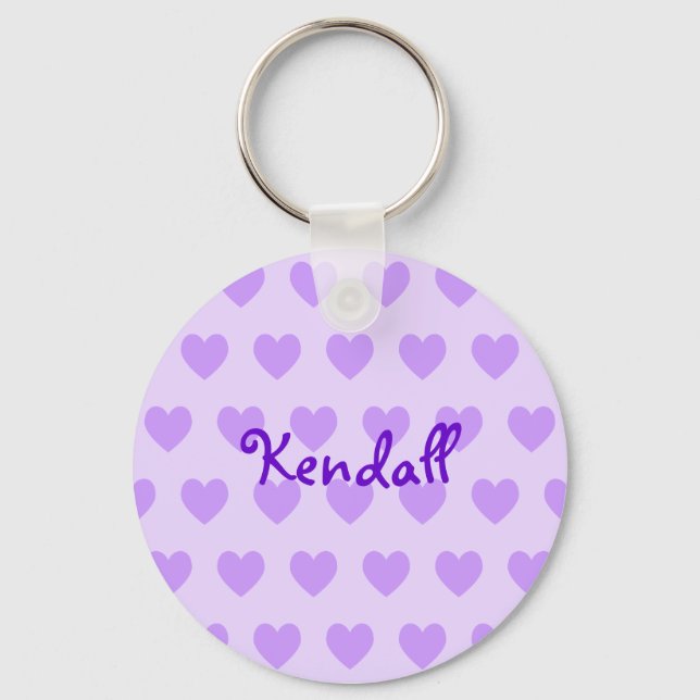 Llavero Kendall en morado (Anverso)