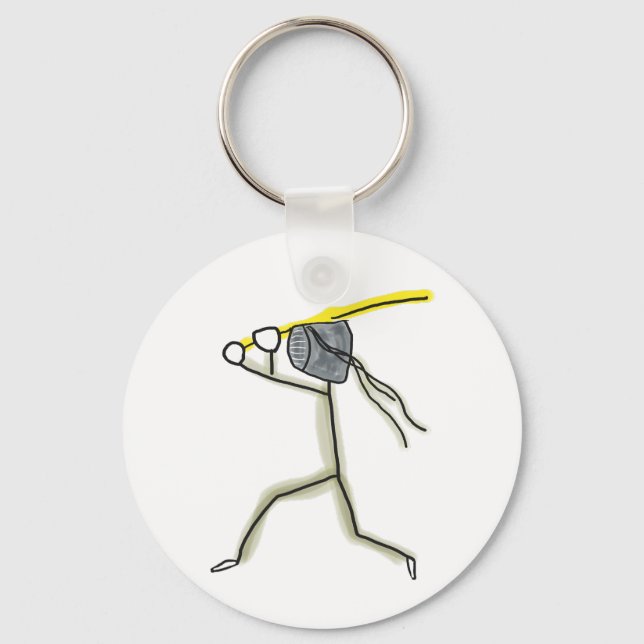 Llavero Kendo Stickman (Anverso)
