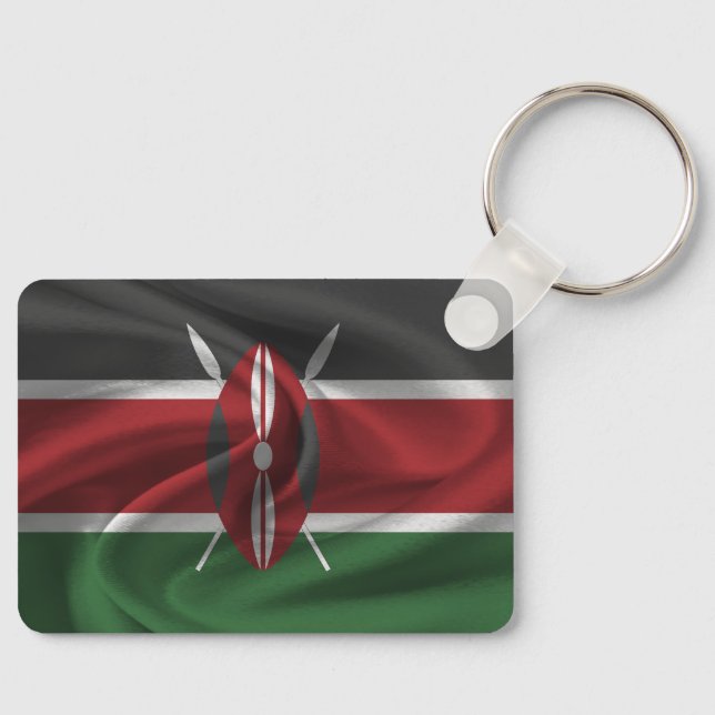 Llavero Kenia Bandera Keychain (Anverso)