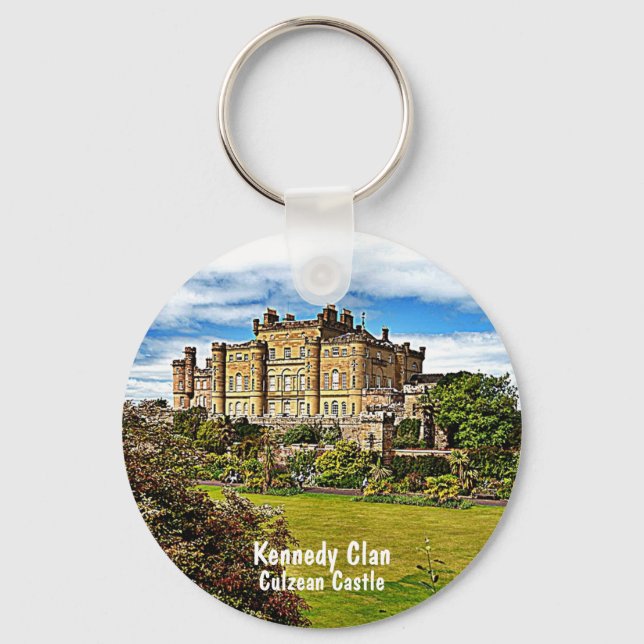 Llavero Kennedy Clan escocés Clan's Culzean Castle Keychai (Anverso)