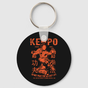 Llavero Kenpo Karate Martial Arts Vintage Retro Style Dist