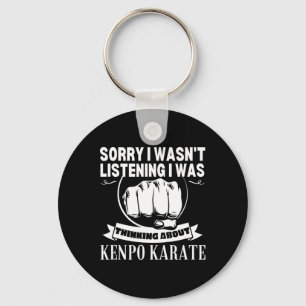 Llavero Kenpo Karate Siento no haber escuchado a los norte