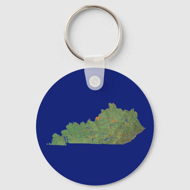 Llavero Kentucky Map Keychain (Anverso)