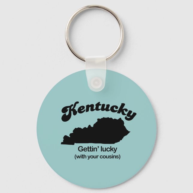 Llavero Kentucky Motto - Gettin Lucky (Anverso)