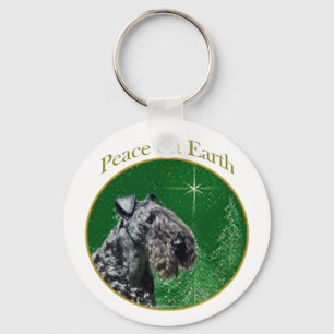 Llavero Kerry Blue Terrier Peace