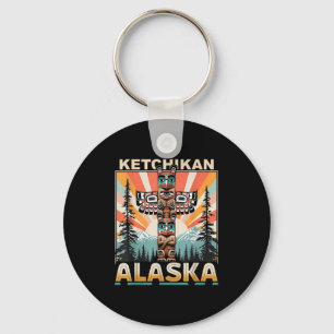 Llavero Ketchikan Alaska Tótem indio nativo americano