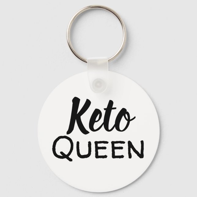 Llavero keto queen, keto life, keto mama, keto af, ketones (Anverso)