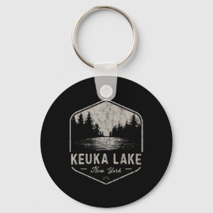 Llavero Keuka Lake Nueva York al aire libre Vintage