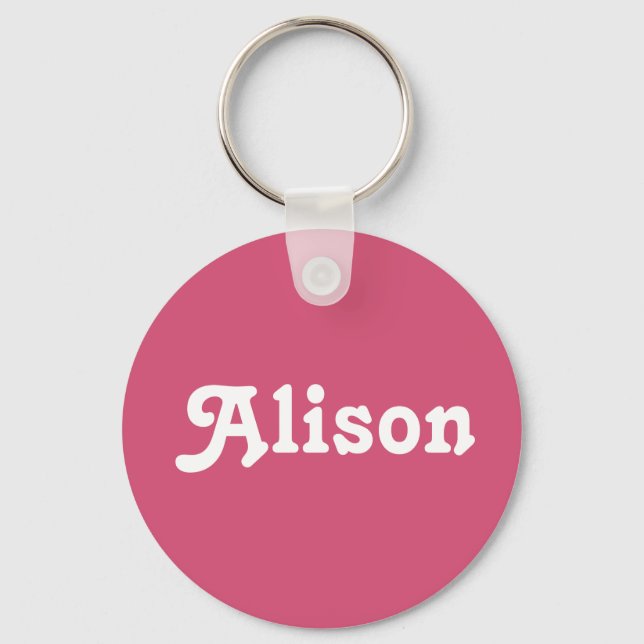 Llavero Key Chain Alison (Anverso)