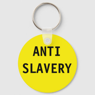 Llavero Key Chain Anti Slavery Yellow
