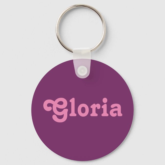Llavero Key Chain Gloria (Anverso)