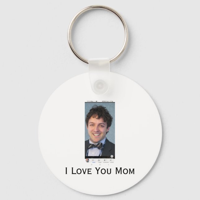 Llavero Key Chain I Love You Mom (Anverso)