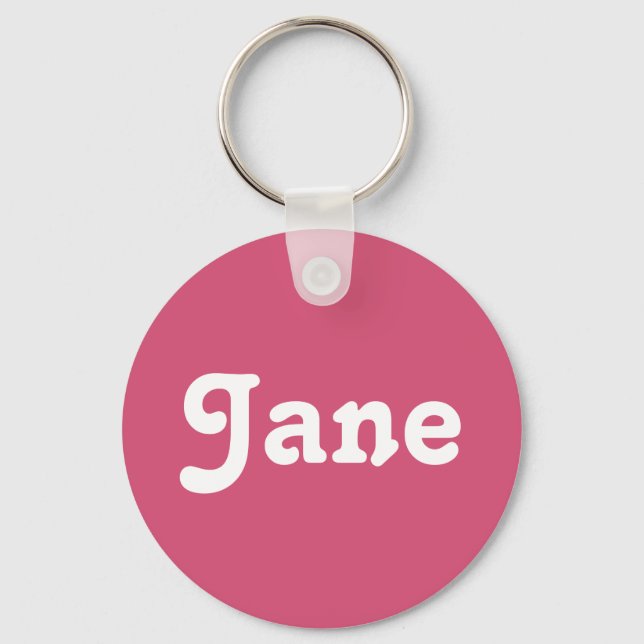 Llavero Key Chain Jane (Anverso)