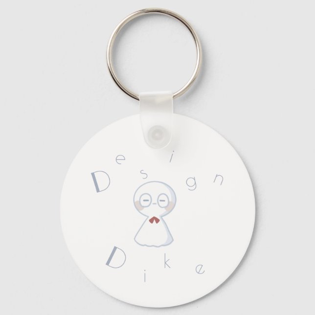 Llavero Key Ring with Teru-Teru-Bouzu キーホルダー (Anverso)