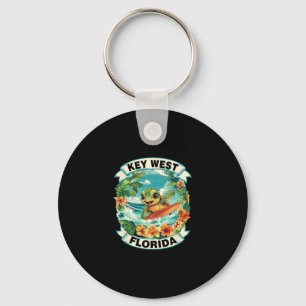 Llavero Key West Florida Tortuga Marina Lindo Surf De Vera