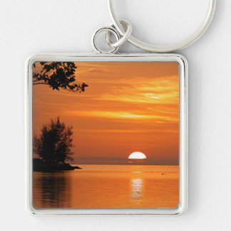 Llavero Key West Sunset, fotografía panorámica, Keychain