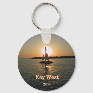 Llavero Key West Sunset Keychain (personalizable)