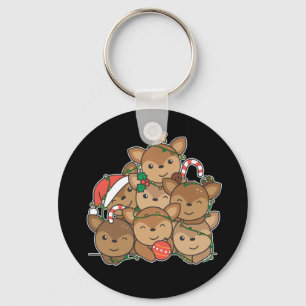 Llavero Keychai, árbol de Navidad divertido para los anima