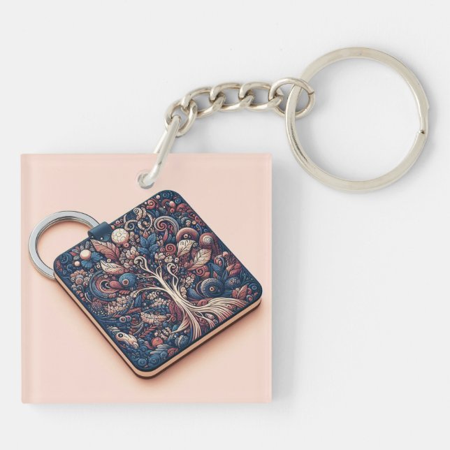 Llavero Keychain acrílico (Atrás)