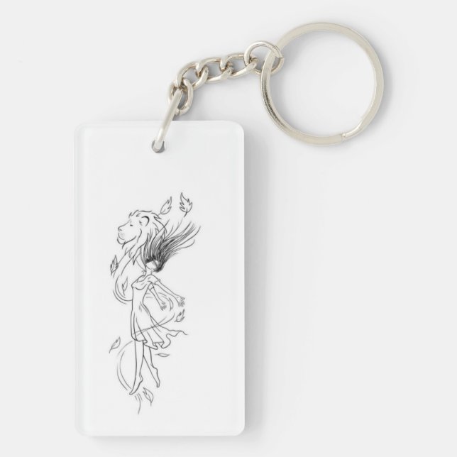 Llavero Keychain acrílico (Atrás)