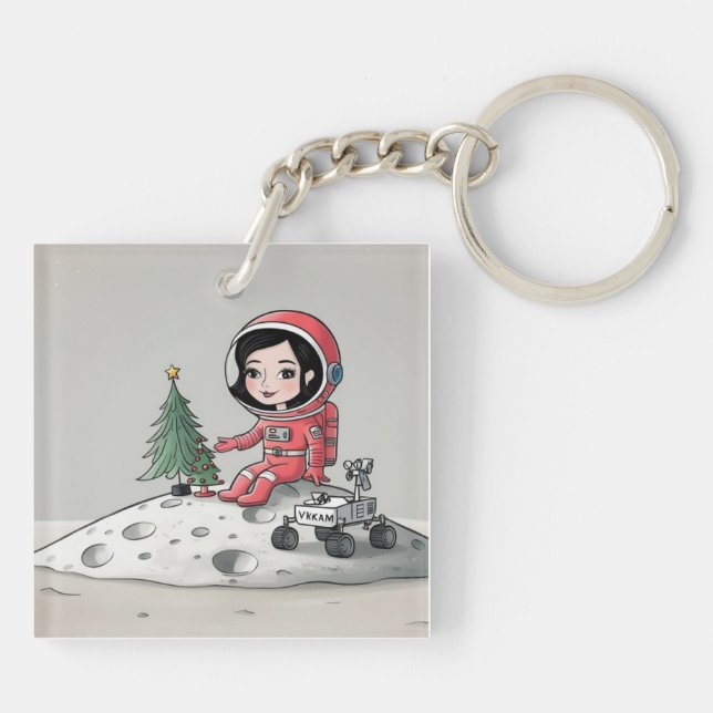 Llavero Keychain acrílico (Atrás)