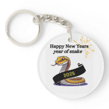 Keychain acrílico 2025: Año de la serpiente
