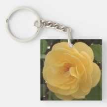 Keychain acrílico amarillo Camellia