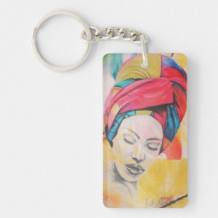 Llavero Keychain acrílico Angel/QUEEN (doble cara)