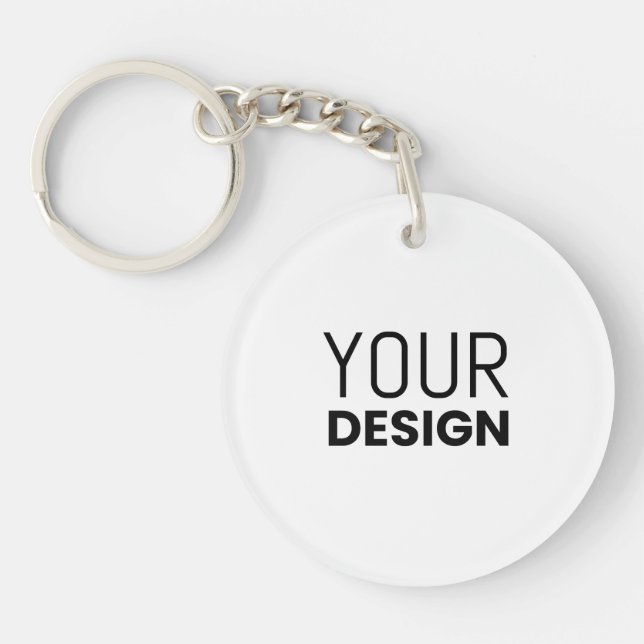 Llavero Keychain acrílico circular (Frente)