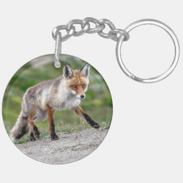 Llavero Keychain acrílico con diseño Fox único
