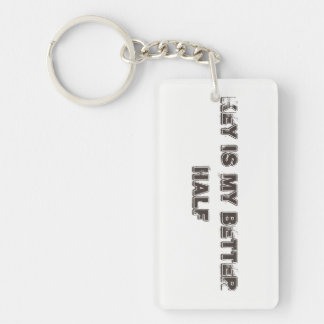 Llavero Keychain acrílico con el texto "La clave es mi mej