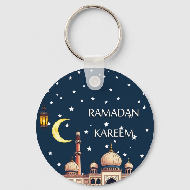 Llavero Keychain acrílico con tema de Ramadán (Anverso)