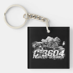 Llavero Keychain acrílico cuadrado de doble cara EKW C-36