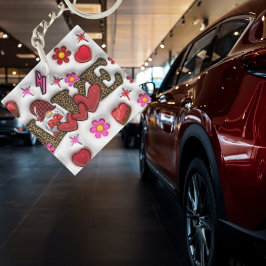 Llavero Keychain acrílico de "Amor dulce"