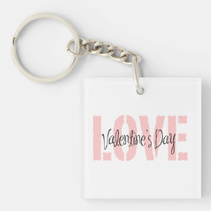 Llavero Keychain acrílico de amor el día de San Valentín