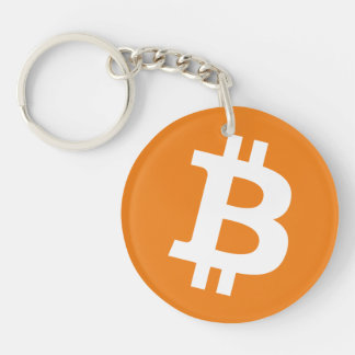 Llavero Keychain acrílico de Bitcoin