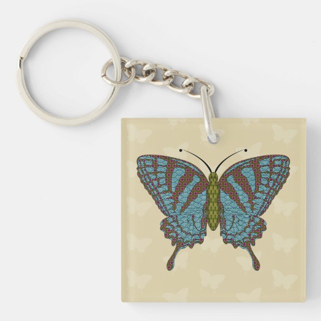 Llavero Keychain acrílico de cola baja japonesa (Frente)