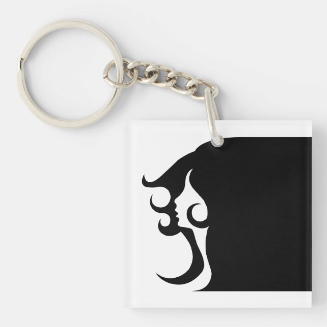 Llavero Keychain acrílico de deco mod (Frente)